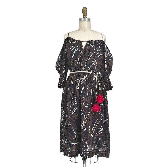 Anthropologie Vanessa Virginia Convivial Midi Dress size 2 - Picture 5 of 15